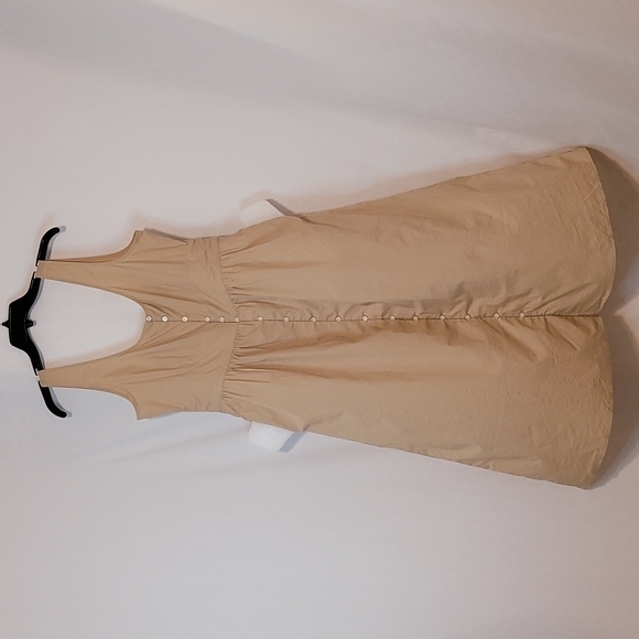 J Crew Button front Cotton Popplin Dress - Picture 7 of 14